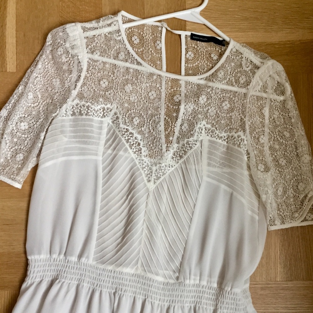 Karen Millen semi-lace blouse